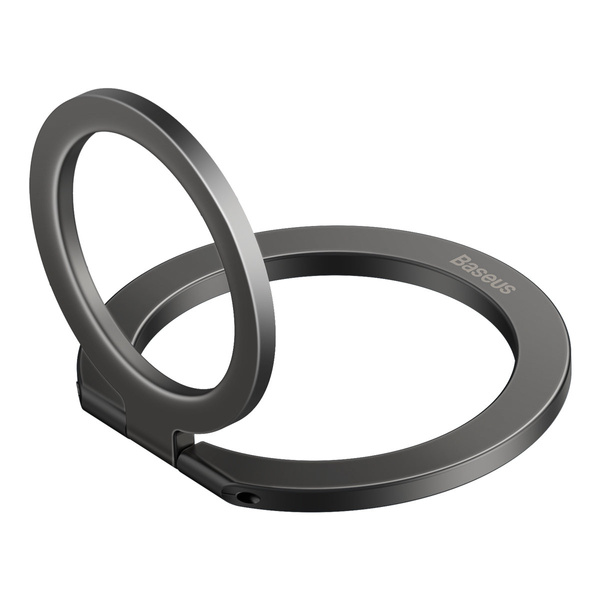 BASEUS HALO MAGNETIC RING HOLDER PHONE STAND GRAY (SUCH000013)