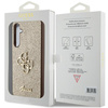 Guess GUHCS23FEHG4SGD S23 FE S711złoty/gold hardcase Glitter Script Big 4G