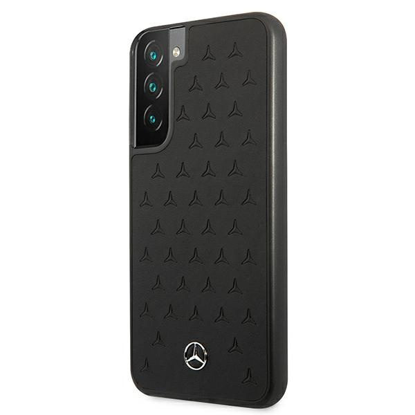 Mercedes MEHCS22MPSQBK S22+ S906czarny/black hardcase Leather Stars Pattern