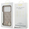 Etui Guess Leather 4G Triangle Strass    MagSafe do iPhone 17 Pro różowy