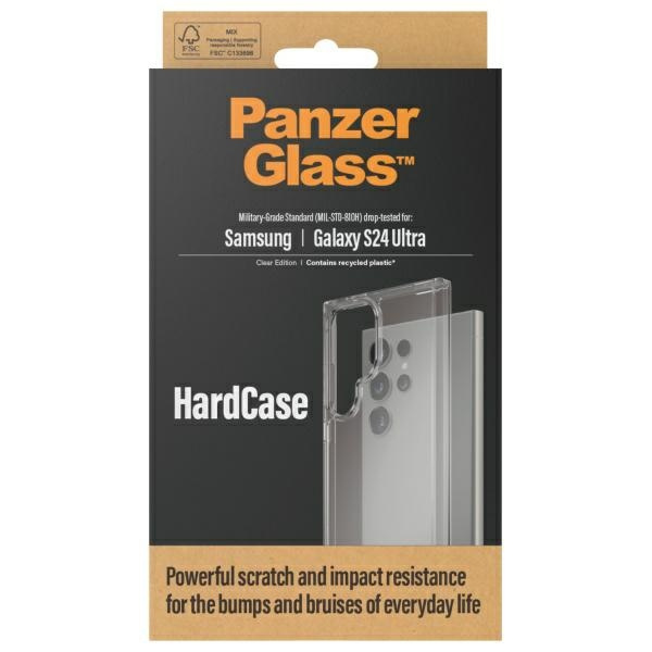 PanzerGlass HardCase Sam S24 Ultra S928   Military grade przezroczysty/transparent 1215