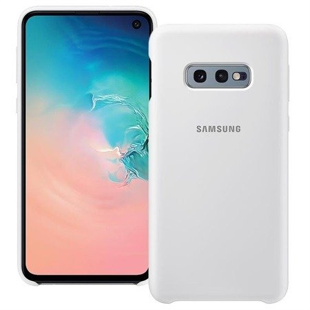 SAMSUNG SILICONE COVER EF-PG970TWEGWW GALAXY S10E BIAŁY