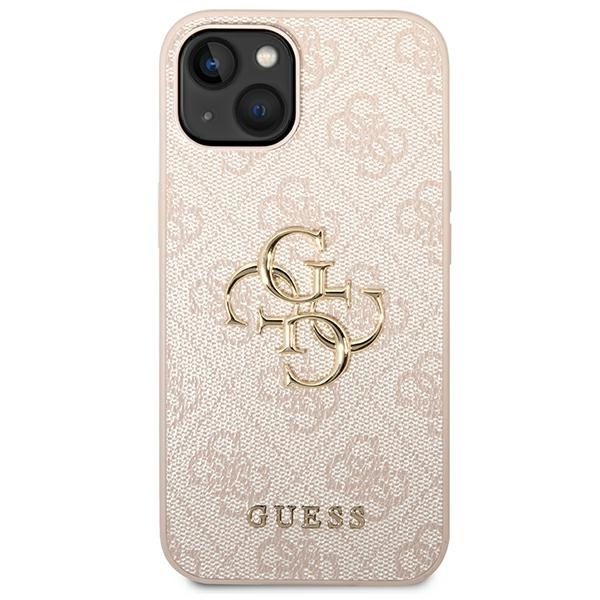 Guess GUHCP14S4GMGPI iPhone 14 / 15 / 136.1" różowy/pink hardcase 4G Big Metal Logo
