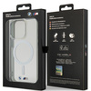 Etui BMW Silver Ring MagSafe na iPhone 14 Pro - przezroczyste