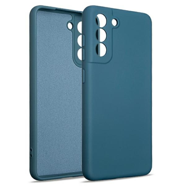 Beline Etui Silicone Samsung S21 FE niebieski/blue