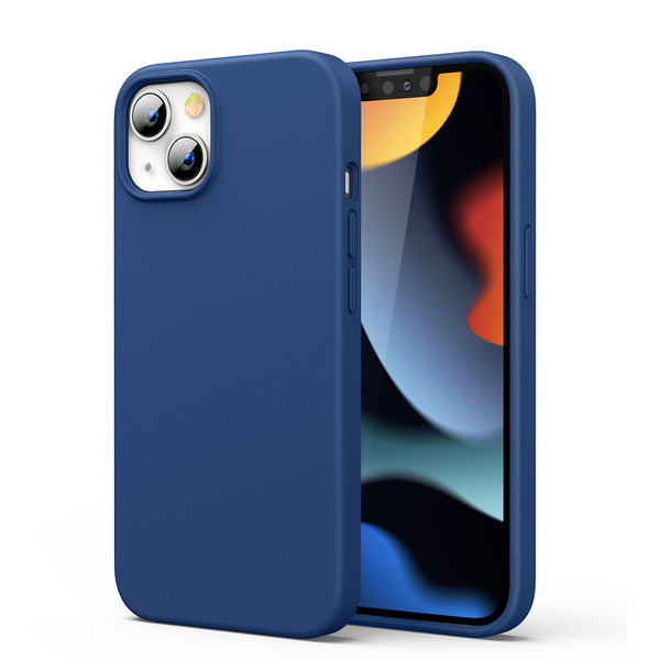 UGREEN PROTECTIVE SILICONE CASE RUBBER FLEXIBLE SILICONE COVER IPHONE 13 BLUE
