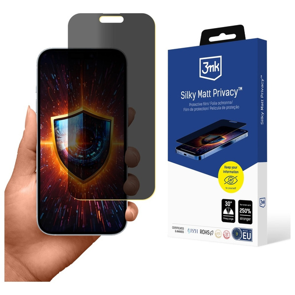 Folia prywatyzująca 3MK Silky Matt       Privacy do Apple iPhone 17 Pro