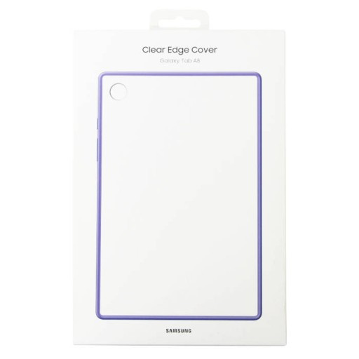 Etui SAMSUNG Clear Edge Cover do Galaxy Tab A8 Fioletowy EF-QX200TVEGWW Uszkodzone opakowanie