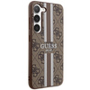 Guess GUHCS23MP4RPSW S23+ S916brązowy/brown hardcase 4G Printed Stripe