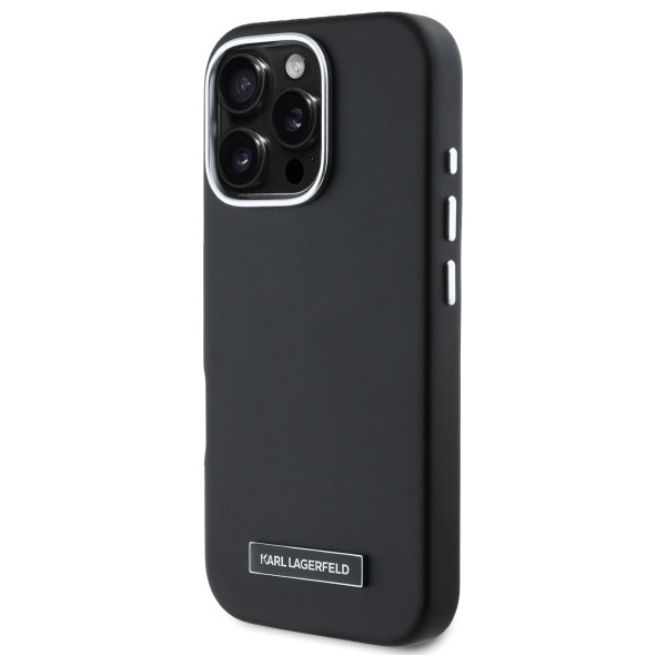 Karl Lagerfeld KLHMP16XPGMSRPK iPhone 16 Pro Max 6.9" czarny/black hardcase FW Metal Plate MagSafe