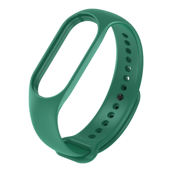 Zamienna silikonowa opaska do Xiaomi Smart Band 7 pasek bransoleta bransoletka ciemnozielony
