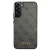 Guess GUHCS22SG4GFGR S22 S901szary/grey hard case 4G Metal Gold Logo