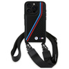 BMW BMHCP16X23PSVTK iPhone 16 Pro Max     6.9" czarny/black hardcase M Edition Carbon Tricolor Lines & Strap