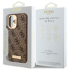 Guess GUHMP16MU4GPRW iPhone 16 Plus 6.7" brązowy/brown hardcase 4G Logo Plate MagSafe