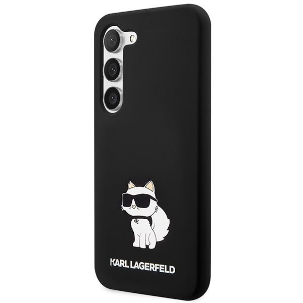 KARL LAGERFELD KLHCS23SSNCHBCK S23 S911 HARDCASE CZARNY/BLACK SILICONE CHOUPETTE