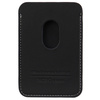 Audi Synthetic Leather Wallet Card Slot  czarny/black MagSafe AU-MSCH-Q3/D1-BK