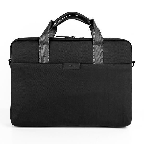 UNIQ torba Stockholm laptop 16" czarny/midnight black