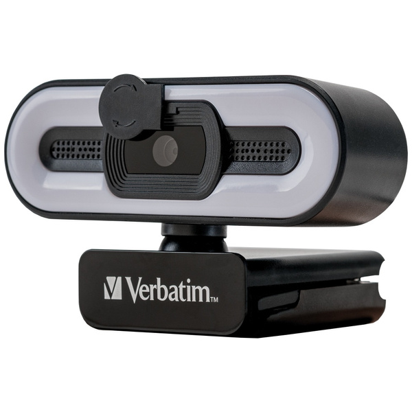 Verbatim Kamera internetowa z mikrofonemFull HD 1080p AWC-02 czarny/black 49579