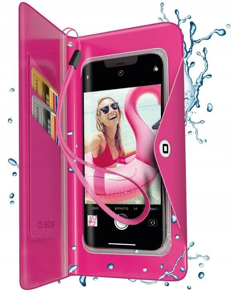 SBS Waterproof Universal Case 6.8 Pink