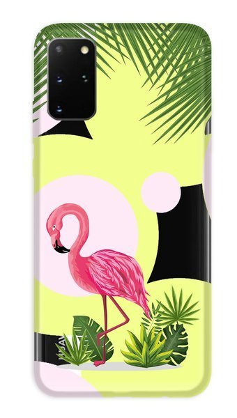 CASEGADGET CASE OVERPRINT FLAMINGO AND FLOWERS SAMSUNG GALAXY S20 PLUS