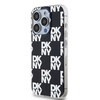 DKNY DKHCP15XHDLCEK iPhone 15 Pro Max6.7" czarny/black hardcase IML Checkered Mono Pattern