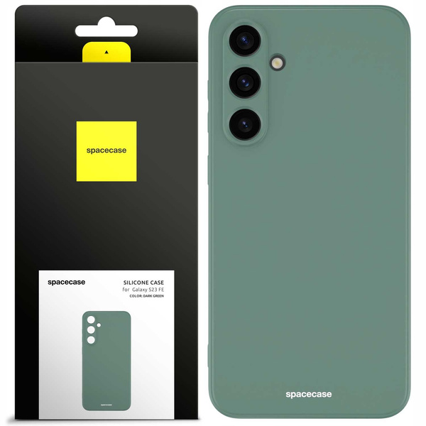 Spacecase Etui Silicone Case Galaxy S23 FE dark green