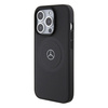 Mercedes MEHMP15X23RMMK iPhone 15 Pro  Max 6.7" czarny/black hardcase Crossed Lines Pattern Leather MagSafe