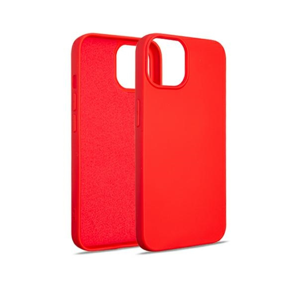 Beline Etui Silicone iPhone 14 / 13 6.1" czerwony/red