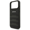 Etui AMG Leather Debossed Lines Logo do  iPhone 17 Pro Max czarny
