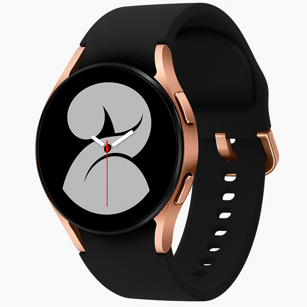 [OUTLET] Samsung Galaxy Watch4 40mm LTE R865F Rose Gold z paskiem Rubber Band Black Grade ABC