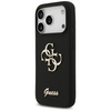 Etui Guess Silicone Big 4G Script do     iPhone 17 Pro czarny