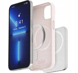 Puro Icon Mag Etui do iPhone 14 Plus różowy