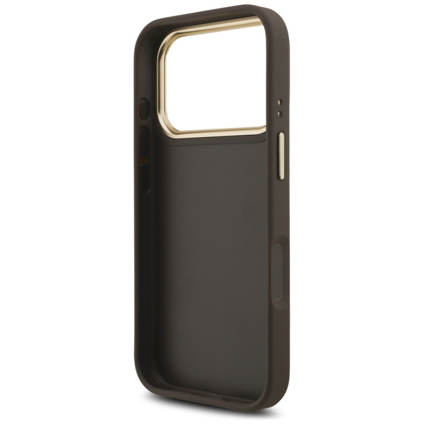 Etui Guess 4G Big 4G Classic Logo Big    Strap Metal Buttons do iPhone 17 Pro brązowy