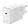 JELLICO wall charger C105 GaN PD 45W 1xUSB-C + cable USB-C - USB-C White