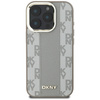 Etui DKNY Checkered Pattern Magsafe do   iPhone 16 Pro Max beżowy