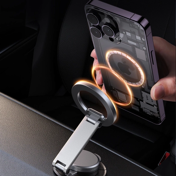 JOYROOM MAGNETIC CAR PHONE HOLDER ON THE DASHBOARD GRAY (JR-ZS373)