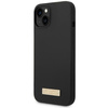 Guess GUHMP14MSBPLK iPhone 14 Plus/ 15 Plus 6.7" czarny/black hard case Silicone Logo Plate MagSafe