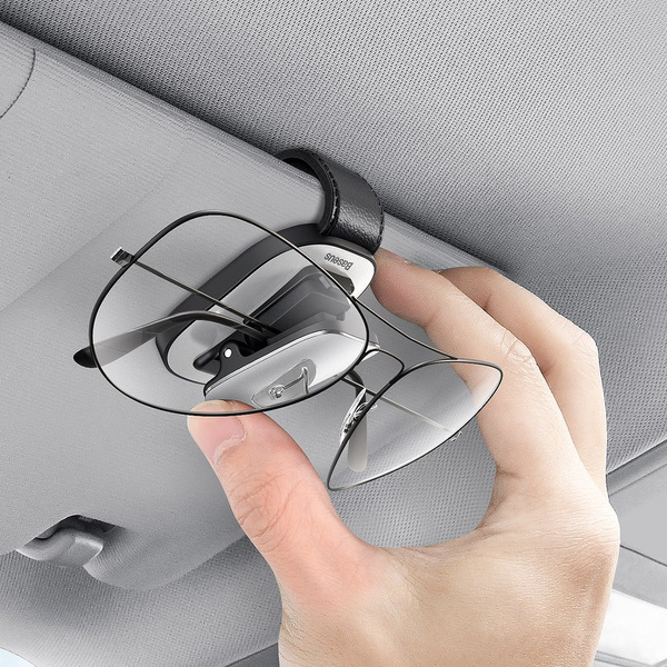 Baseus Car Holder Glasses Clip Silver (ACYJN-B0S)