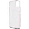 GUESS GUHMP15SHGCUSTGP IPHONE 15/14/13 6.1 "PINK / PINK HARDCASE IML GCUBE MAGSAFE