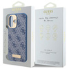 Guess GUHMP16MU4GPRB iPhone 16 Plus6.7" niebieski/blue hardcase 4G Logo Plate MagSafe