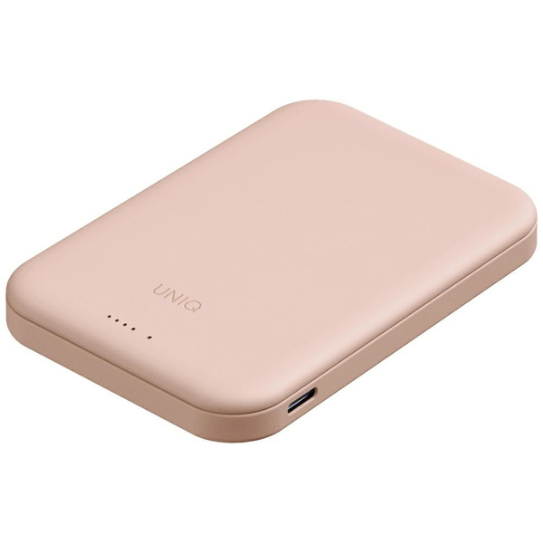 Powerbank UNIQ Lyden Lexa Magnetic 5000mAh PD USB-C MagSafe różowy