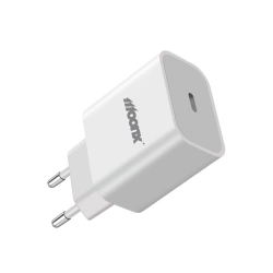 MOONX ładowarka sieciowa MC03 PD 20W 1xUSB-C + kabel USB-C - Lightning Biały