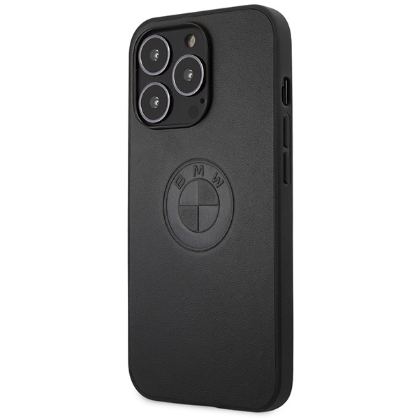 BMW Leather Emboss case for iPhone 13 Pro / iPhone 13 - black