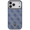 Etui Guess 4G Triangle Logo MagSafe do   iPhone 17 Pro Max niebieski złoty