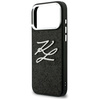 Etui Karl Lagerfeld IML Glitter KL       Diamond Logo do iPhone 17 Pro Max czarny