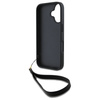 DKNY DKHCP16SPBSWSK iPhone 16 6.1"       czarny/black hardcase Wrist Strap Stock Logo