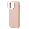 Etui Uniq Lino na iPhone 14 Pro - różowe