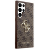 Guess GUHCS24L4GMGBR S24 Ultra S928brązowy/brown hardcase 4G Big Metal Logo