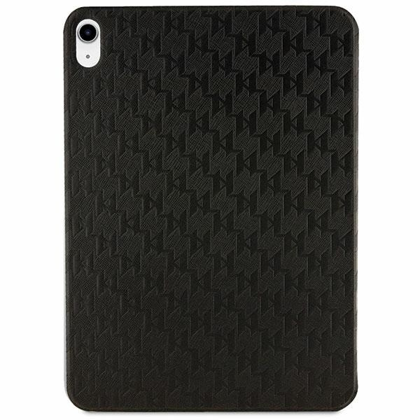 Etui Karl Lagerfeld Saffiano Monogram Ikonik na iPad 10.9" - czarne