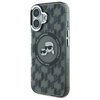 Karl Lagerfeld KLHMP16SHMCKMHK iPhone 16 6.1" czarny/black IML Monogram Karl&Choupette Head MagSafe